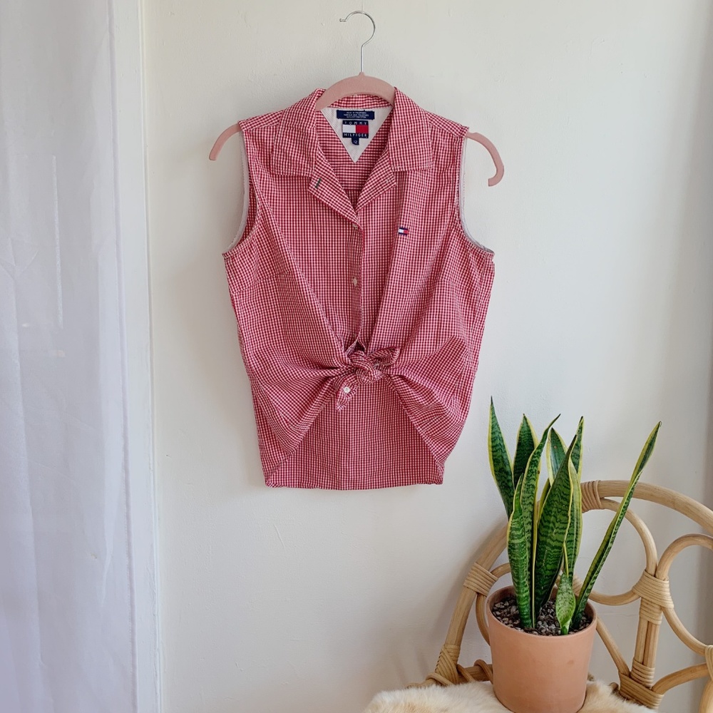 Tommy Hilfiger Vintage Gingham Top